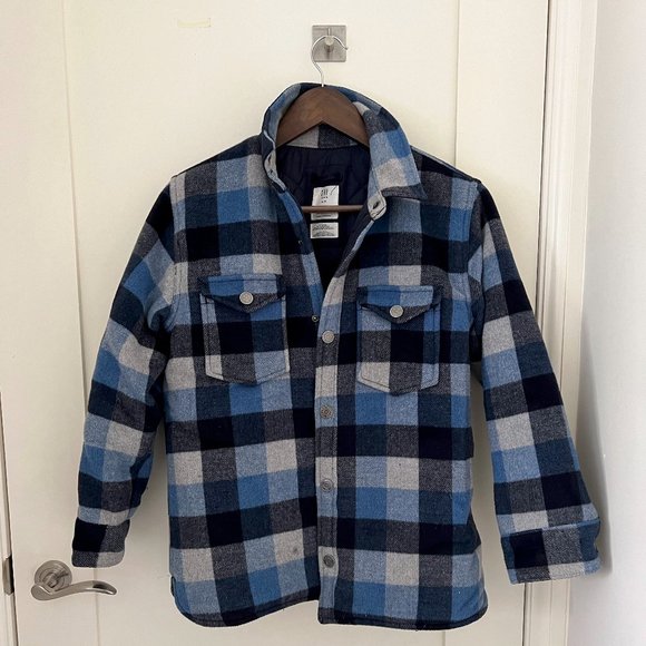 GAP plaid jacket - Picture 1 of 8